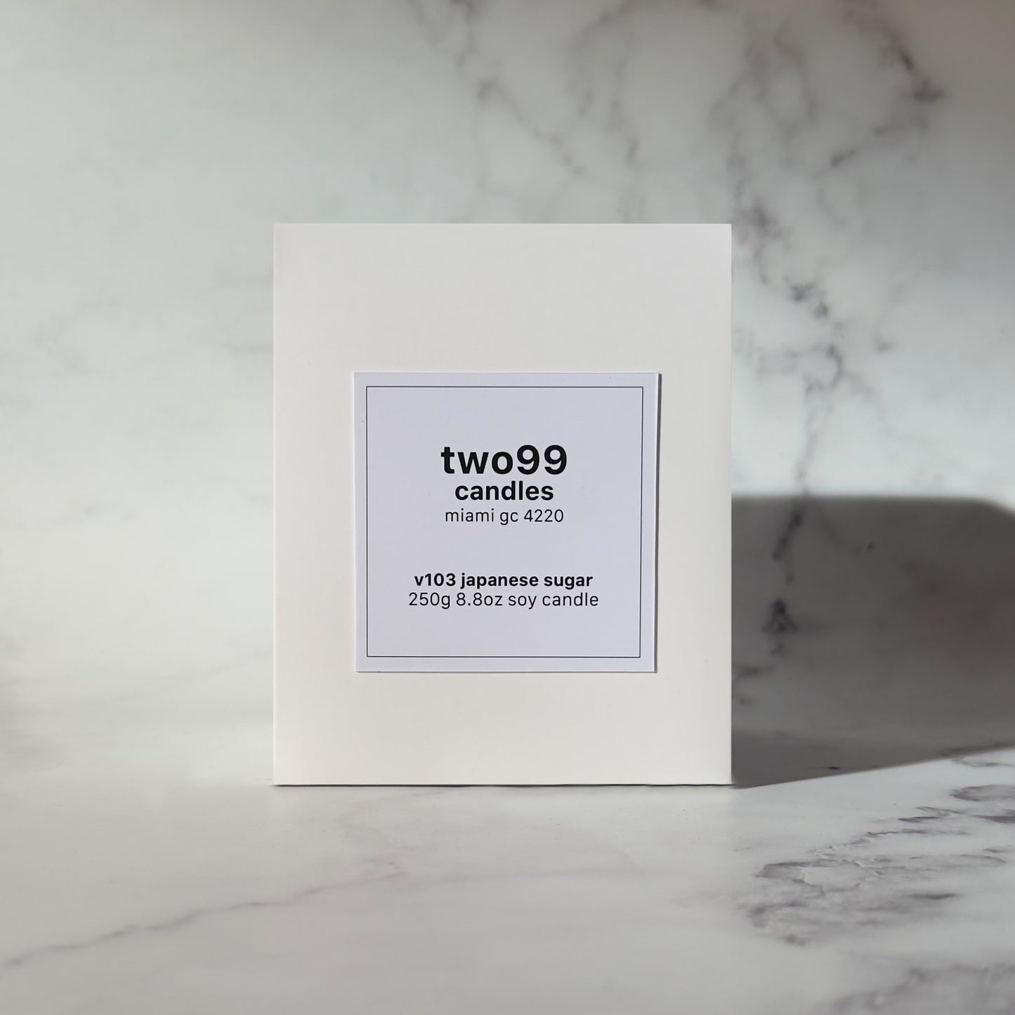 v103 japanese sugar 250g 8.8 oz soy candle.