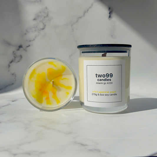 v103 japanese sugar 250g 8.8 oz soy candle.
