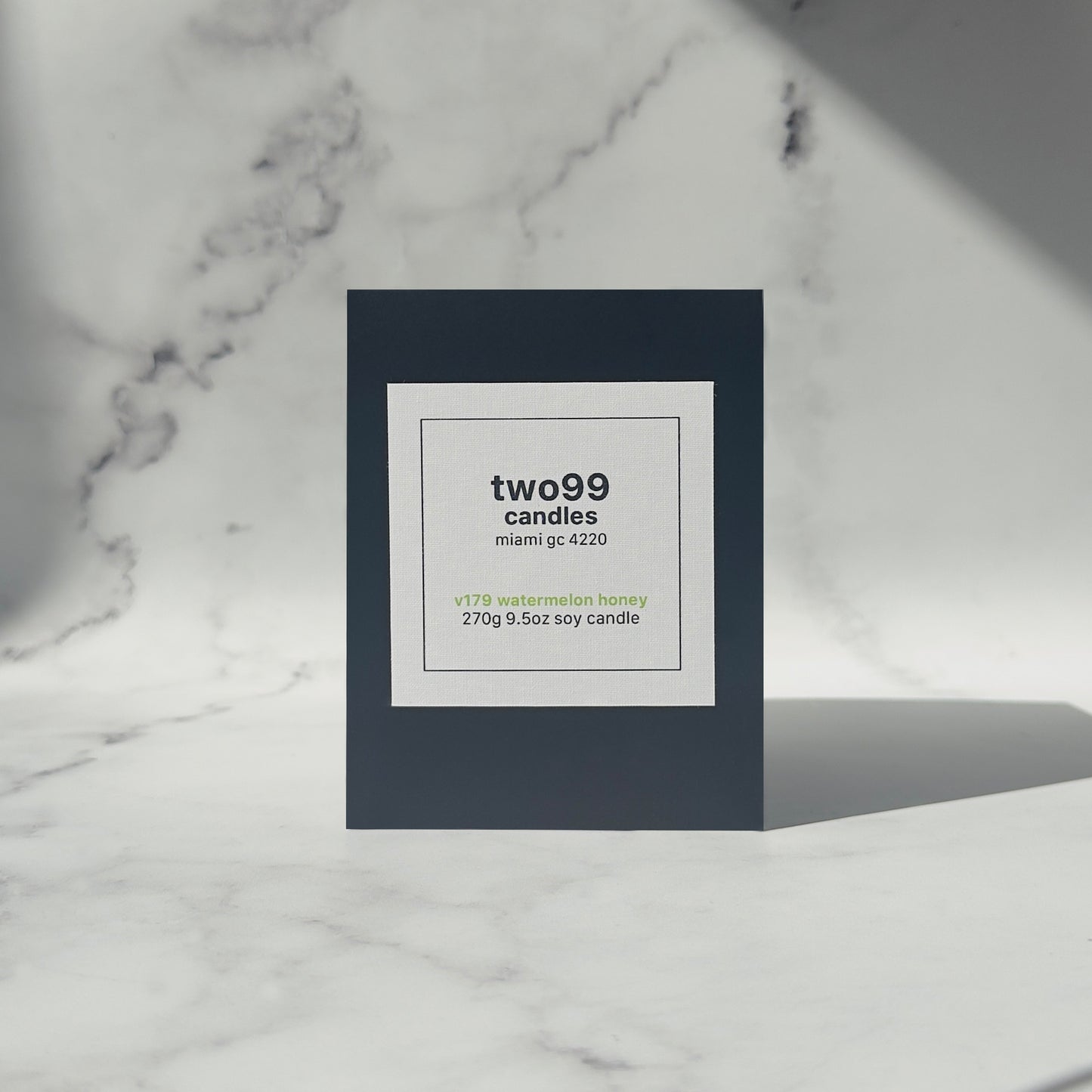 v179 watermelon honey 270g 9.5 oz soy candle.